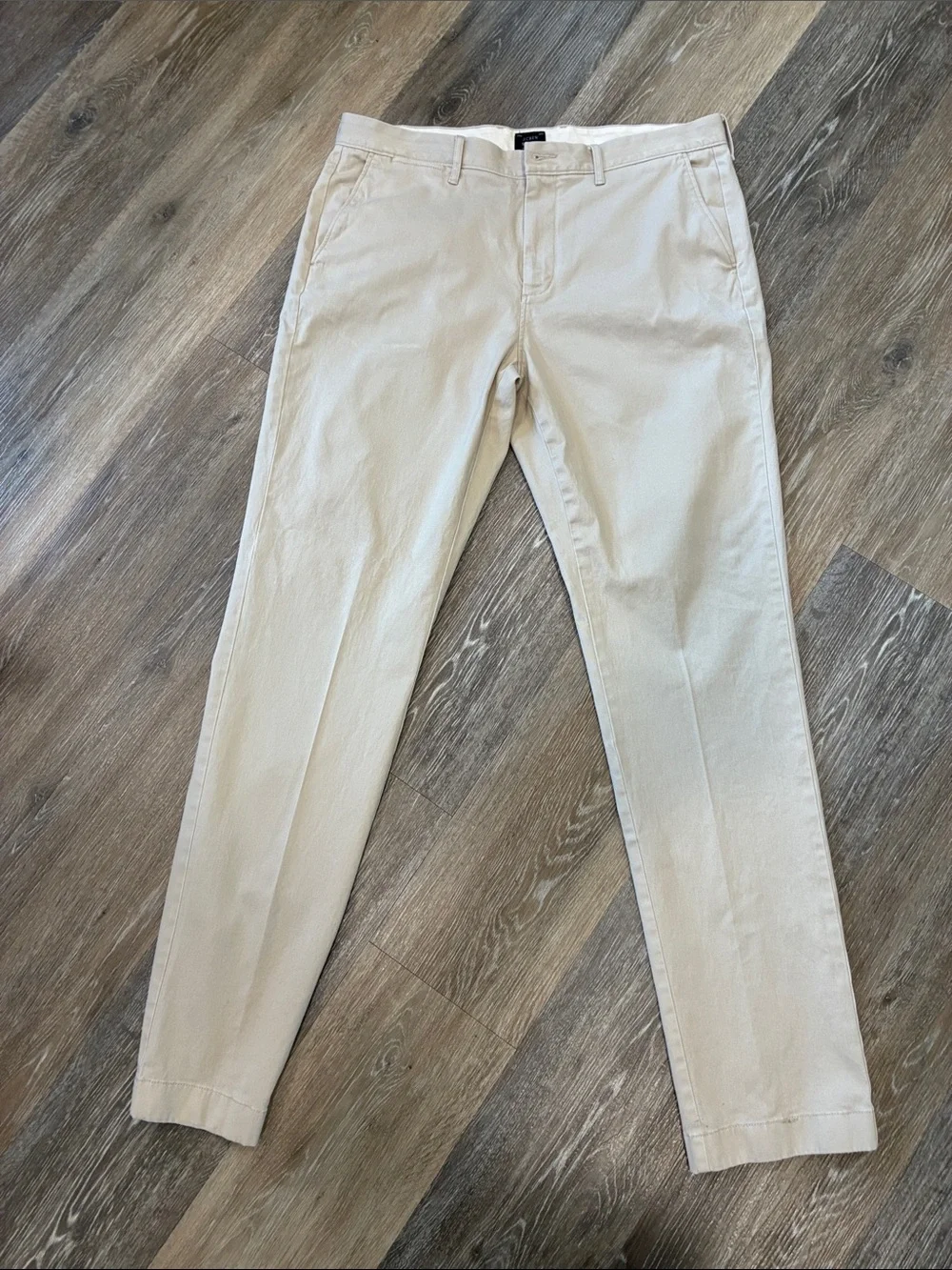 J. Crew Men's Chino Pants in Light Beige